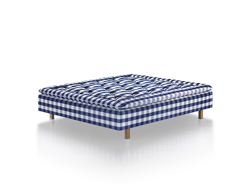 Hästens Ramsäng Marquis Solid Grey Check 80x200 cm in the group Beds / Bed Frames / Bed Frames 80 cm / Bed frames 80x200 cm at Sängvaruhuset Elgen (49732801)