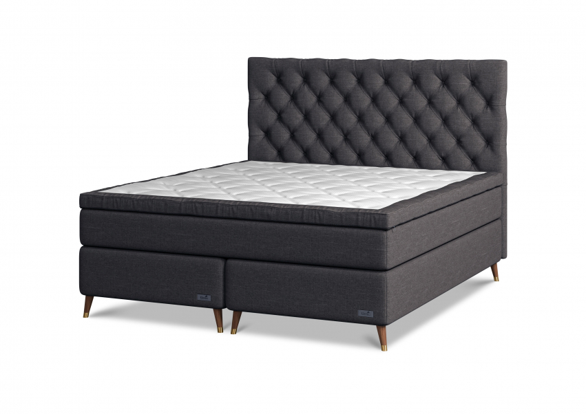 Elegans Kontinentalseng Grå 180 cm i gruppen Senge / Kontinentalsenge / Kontinentalsenge 180 cm / Kontinentalsenge 180x200 cm hos Sängvaruhuset Elgen (VK2083029_01pkt)