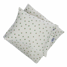 Borås Cotton Beatrice Duvet Cover Set Multi with small flower patterns on a light background.