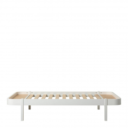 Oliver Furniture Wood Lounger Bed white 90 cm