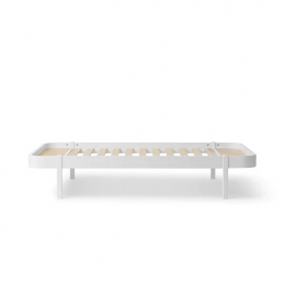 Oliver Furniture Wood Lounger Bed white 120 cm