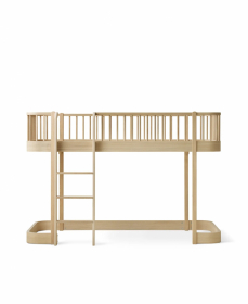 Oliver Furniture Wood Original Loft Bed Low Oak