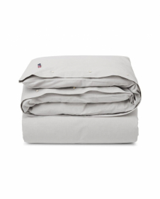 Lexington Icons Pin Point Duvet Cover Gray