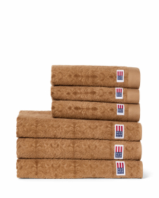Lexington Velour Jacquard Ornament Pyyhe Fudge