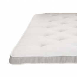 Mille Notti Claudia Mattress Topper Linen Ivory