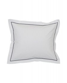 Lexington Hotel Collection Pillowcase Percale White/ Blue