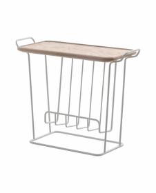 Maze Minnie Mae Sidobord med bricka White/Ash