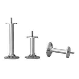 Horse's Bed Legs Chrome legs 9 cm