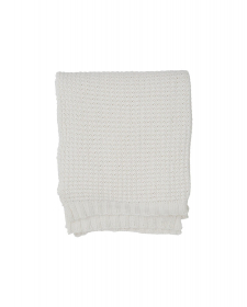 Lexington Strikket Bomuldsplaide Beige
