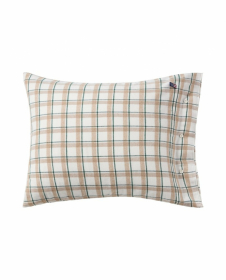  Lexington Checked Cotton Flannel Örngott Green/Beige