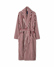 Lexington Quinn Unisex Bomuldsblandingsbadefrakke Fig/Snow White