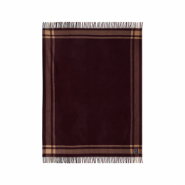 Lexington Frame Striped Recycled Wool Fig/Fudge 130x170 cm