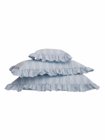 Mille Notti Camicia Balza Pillowcase Light Blue
