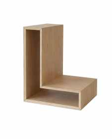 Maze L-Shelf Sängbord Ek