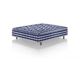Hästens Ramsäng Excel Silver Beige Check 90x210 cm
