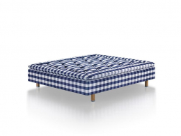 Hästens Ramsäng Marquis Solid Grey Check 105x210 cm
