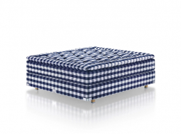 Hästens 2000T Continental Bed Silver Beige Check 210x200 cm