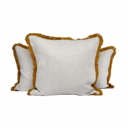 Mille Notti Pillowcase Pienza Beige/Yellow