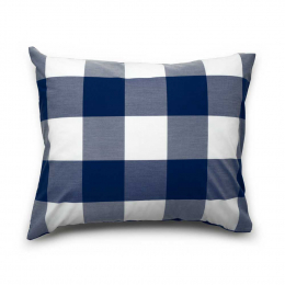 Hästens Original Double Blue Check Pudebetræk