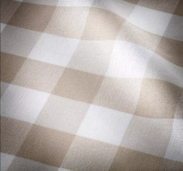 Hästens Eala Kontinenttipatja Hopea Beige Ruudullinen 210x210 cm keskikova