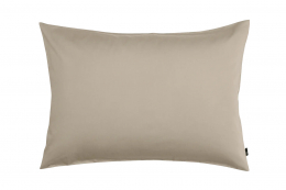 Hoie Pudebetræk Harmoni stenvasket satin Beige 70x100 cm