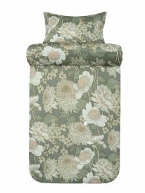 Hoie Duvet Cover Set Isabell Soft Green