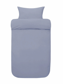Hoie Påslakanset Fröja Ljus Denimblå 150x210 cm