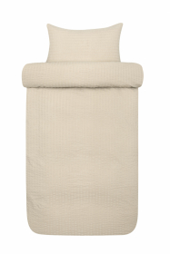 Hoie Påslakanset Luna Beige 150x210 cm