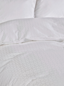 Tempur Dynebetræk Satin Luxe Jacquard Hvid