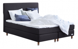 Carpe Diem Beds Kornö Continental Bed Luxury Dark Grey 210x210 cm