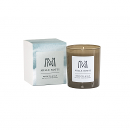 Mille Notti Scented Candle Green Tea & Silk