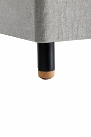 Tempur Bed Legs Black Oak