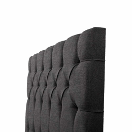 Tempur Bed Headboard Promise Stitch Dark grey