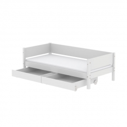 Flexa Junior Bed with Drawers White