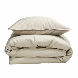 Gripsholm Duvet Cover Set Bamboo Solid Sand