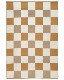 Classic Collection rug Checked yellow/natural