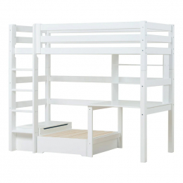 Hoppekids Eco Luxury Høj Seng Study and Chill 90x200 cm