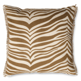 Classic Collection Cushion Zebra Glazed Ginger