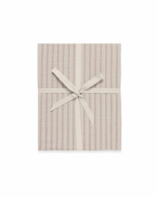 Garbo & Friends Fitted Sheet Junior Muslin Stripe Mauve 60x120 cm