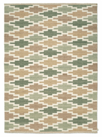 Classic Collection Matta Korsnäs Grön/Beige