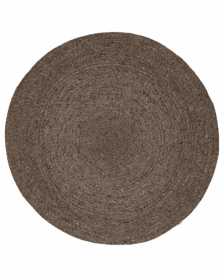 Classic Collection Round Rug Merino Brown