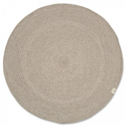 Classic Collection Rund Tæppe Merino Havre