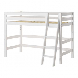 Hoppekids Eco Luxury Mid-High Bed with Sloping Ladder 90x200 cm