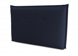 Jensen Bed Headboard Cozy Velour Blue