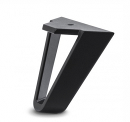 Jensen Bed Legs Triangle Matt Black 14 cm