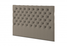 Eken's bed headboard XD Deep buttoned Sand