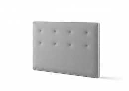 Winga Bed Headboard Edge 8 Buttons Gray