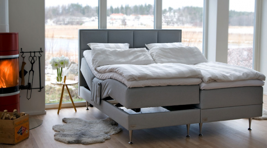 Elite Sängar Ställbar Säng Exclusive 105x210 cm ryhmässä Sängyt / Säädettävät sängyt / Säädettävä sänky 105x210 cm @ Sängvaruhuset Elgen (sbexcl40_105x210fast01)