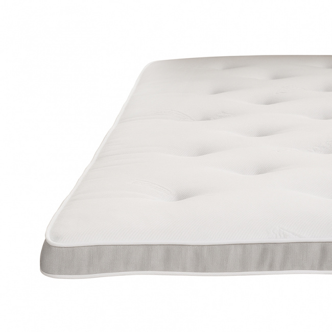Mille Notti Claudia Mattress Topper Linen Ivory