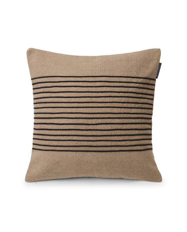 Lexington Deco Striped Cotton Canvas Cushion Cover 50x50 cm